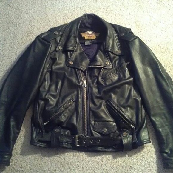 Men's Genuine Harley Davidson leather jacket - Picture 1 of 3